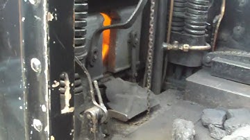 A look inside the cab of tank engine