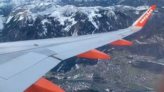 SCENIC DESCENT | EasyJet A320neo Landing at Innsbruck Airport