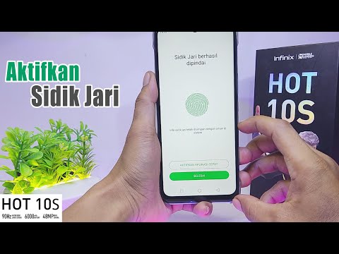 Cara Mengaktifkan Sidik Jari HP Infinix Hot 10s | Buat Fingerprint Infinix