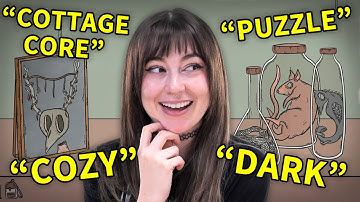 Did we find a dark, cozy, cottage-core puzzle game?