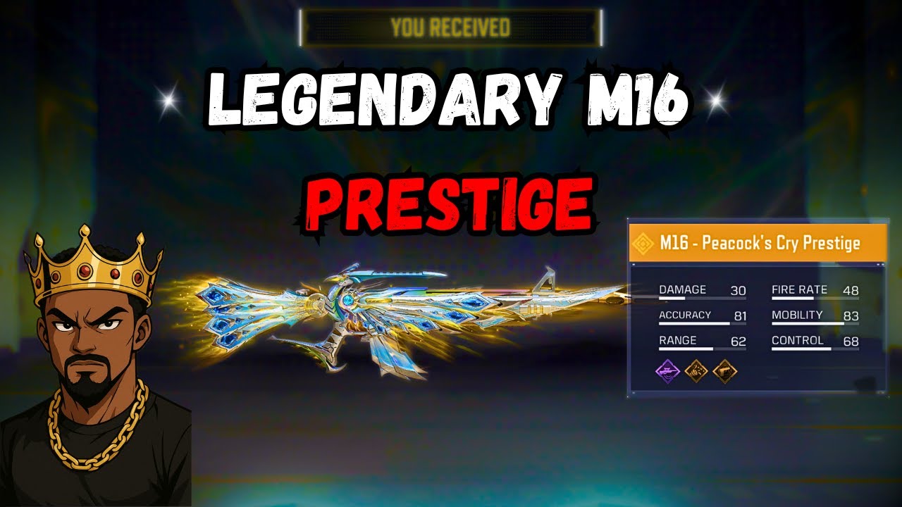 ЕЩЕ ОДНО ПРЕСТИЖНОЕ ОРУЖИЕ!! (Легендарная винтовка M16 Peacock Cry *Престижное издание*)
