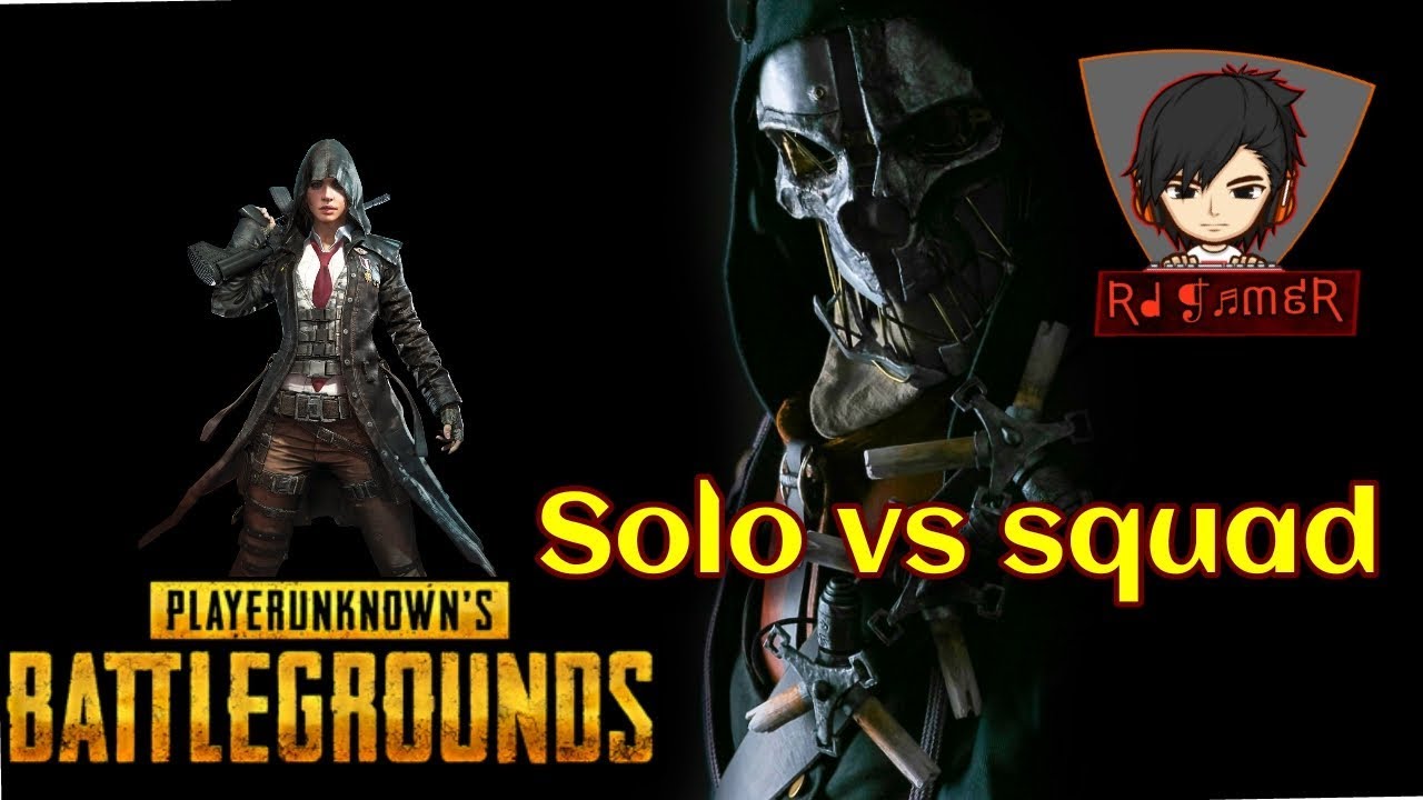 Solo vs squad pubg mobile live - YouTube