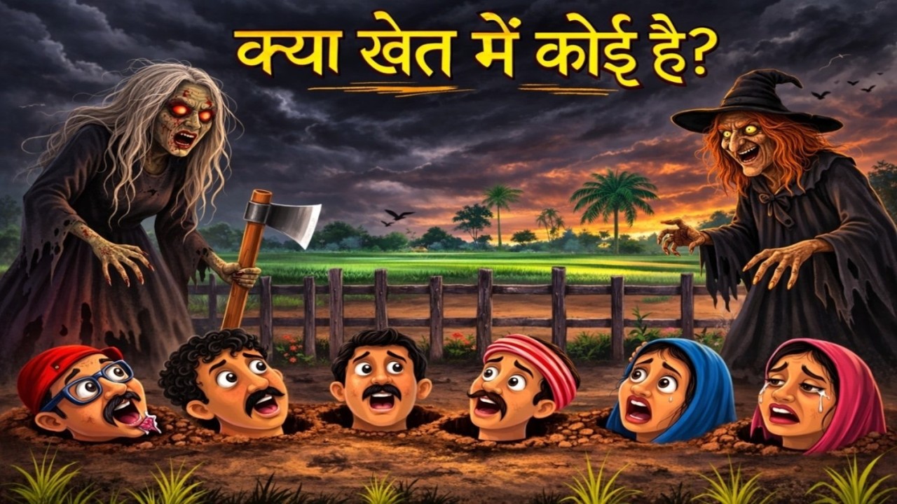 क्या खेती में कोई है? | Chudail ka Khet | Hindi Moral Story | The Animation TV