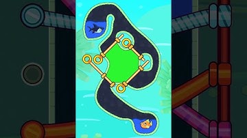 Save the fish game pull the pin fish rescue mobile game walkthrough// fish game 7223