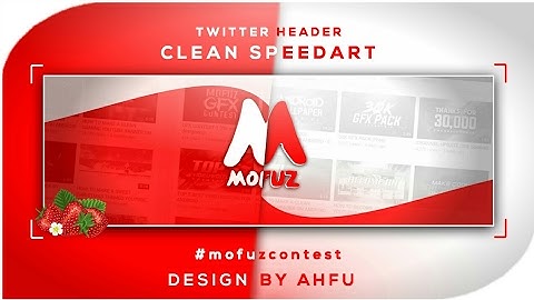 #mofuzcontest CLEAN SPEEDART TWITTER HEADER