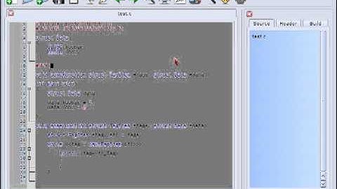 MorphOS SDK 2 / Scribble in action