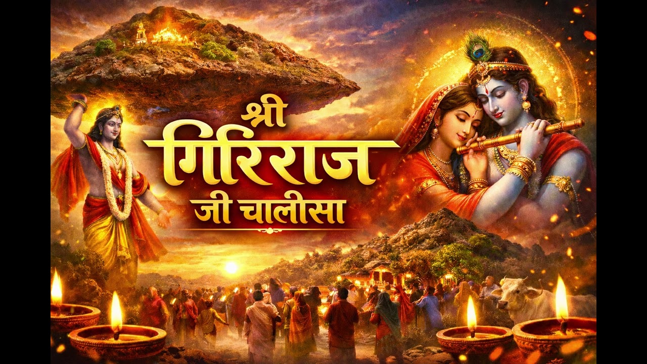 श्री गिरिराज जी चालीसा | Giriraj Ji Chalisa | Govardhan Giriraj Chalisa Full | Bhakti Song 2026