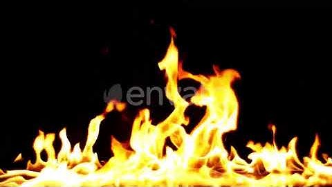 Realistic Fire Line in Super Slow Motion - Alpha Channel | Motion Graphics - Envato elements