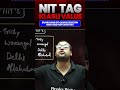NIT Tag 🔥: Network, Opportunities & Career Growth | MCA/NIMCET #mcaentrance #shorts #viral