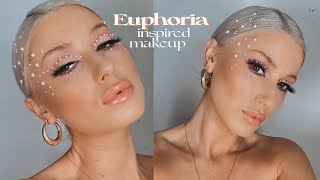 pearls | euphoria inspired makeup | lolaliner