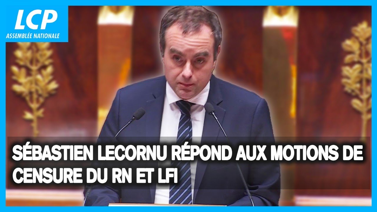 Sébastien Lecornu répond aux motions de censure défendues par le RN et LFI - 25/02/2026
