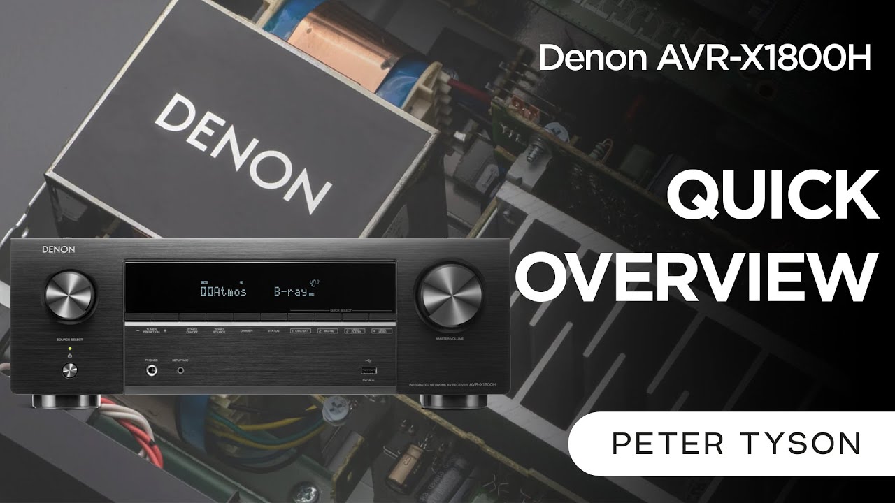 美品】DENON AVR-X1800H/2024年11月25日購入 物足りなく