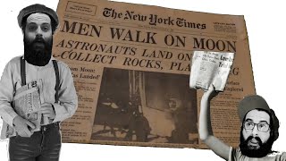 This Moon Walk Newspaper is Amazing!