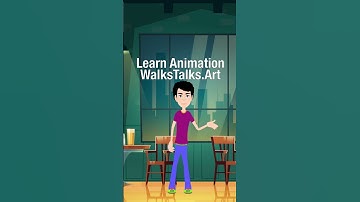 Learn How To Create Walking Talking Character Animation #Shorts