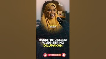 KUNCI PINTU REZEKI YANG SERING DILUPAKAN #doaharian #viral  #quotes #motivasi #news #motivasiislam