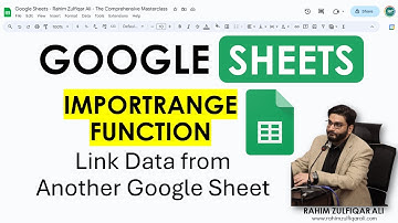 Link Data from Another Google Sheet | IMPORTRANGE FUNCTION | #googlesheets