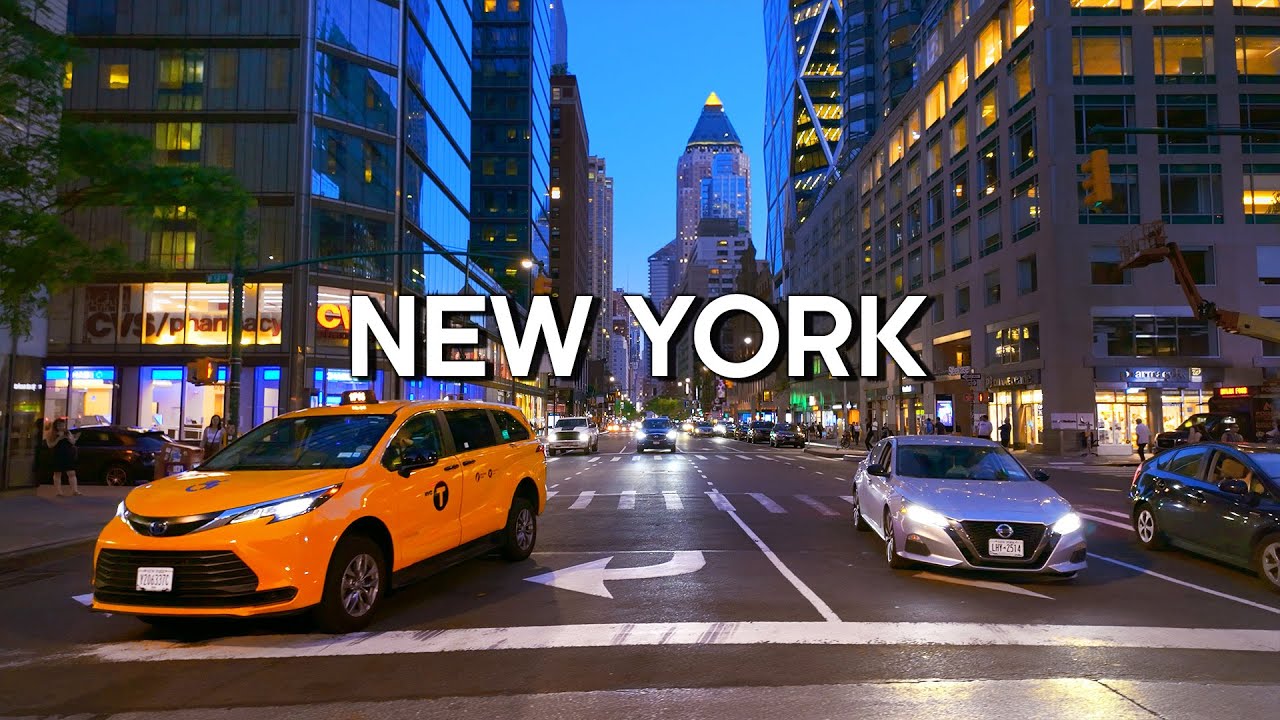 New York, Amerika Serikat | I NY | Jelajah Kota Sore 4K