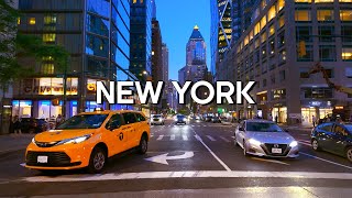 I ❤ NY  Walks and the City, Manhattan Evening, Walking Tour 4K