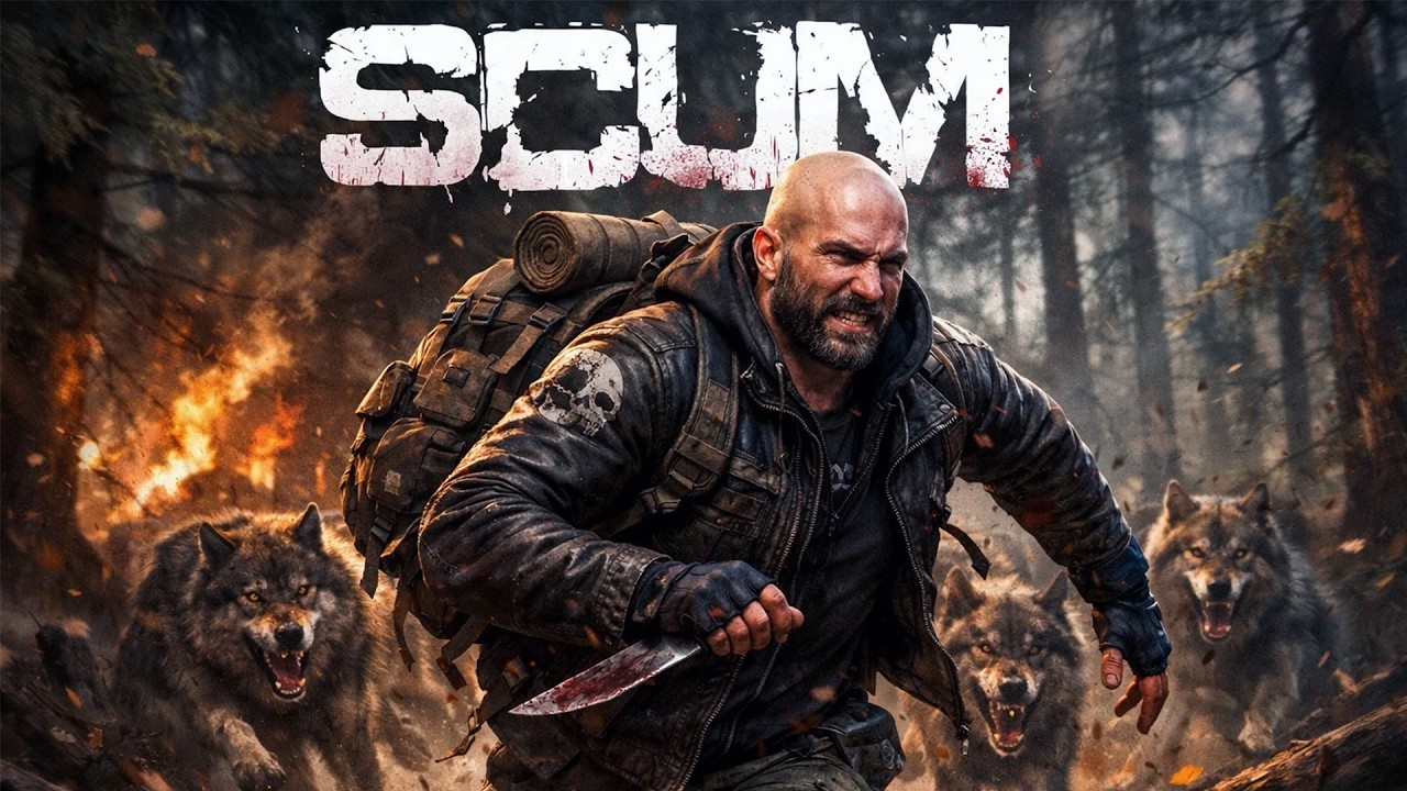 SCUM Выживание #20 Волки ПОЗОРНЫЕ!!!