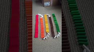Autumn Domino Colors #shorts #domino #satisfying