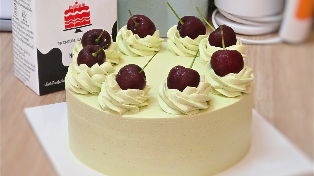 เค้กชาเขียวนมสด