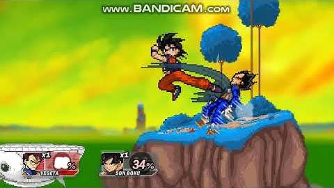 SSF2 Mod Battles #2: Son Goku Vs Vegeta