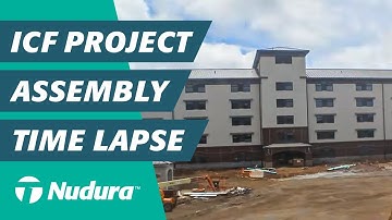 Insulated Concrete Forms (ICF) Assembly Time Lapse