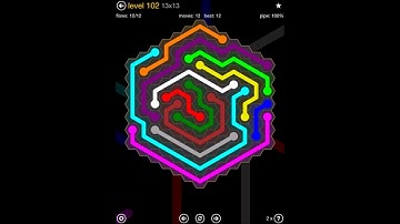 Flow free Hexes Sunflower 13x13