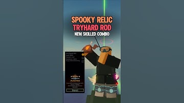 Tryhard rod + Spooky = 🤔 #roblox #fisch
