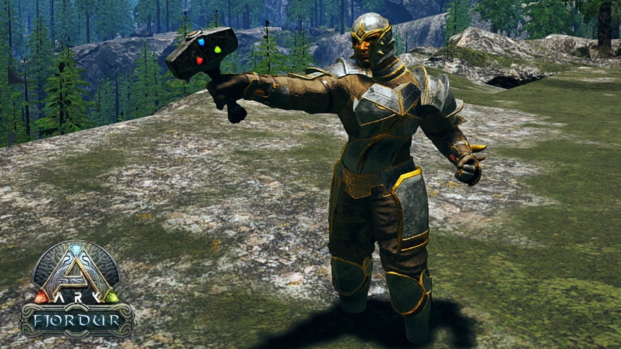 Ark Fjordur Getting Mjolnir with admin commands Xbox Series X/S