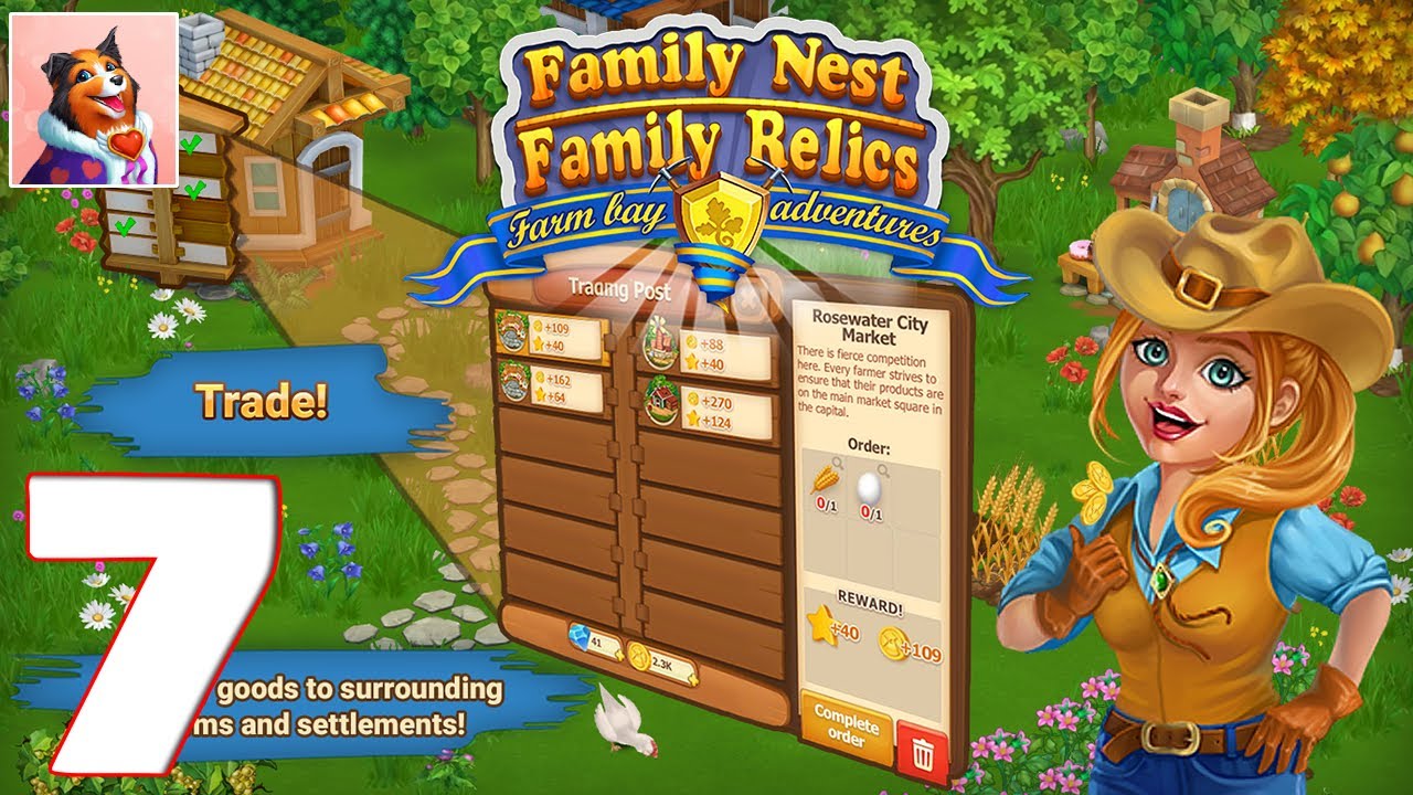 Family Nest: Family Relics - Farm Adventures - Gameplay Walkthrough