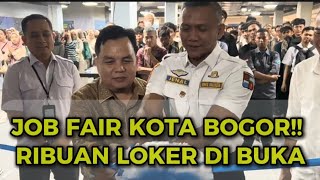 Serbuan Pencari Kerja Job Fair Kota Bogor 2025 Diserbu Ribuan Warga