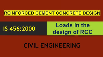 Loads in RCC Design | IS 456:2000 | Limit State Method
