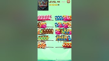 Bird Sort 2: Color Puzzle Level 44 Successful