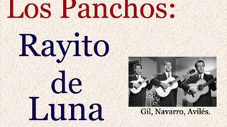 Video thumbnail of "Los Panchos: Rayito de Luna  -  (letra y acordes)"