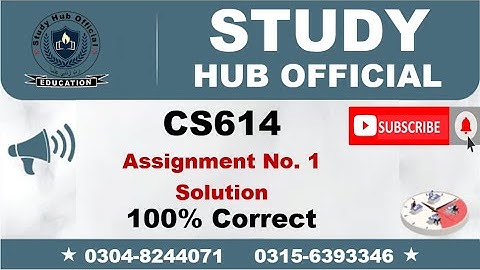 CS614 Assignment 1 Solution Spring 2023, CS614 Assignment 1 solution 2023, CS614 assig 1 solution 23