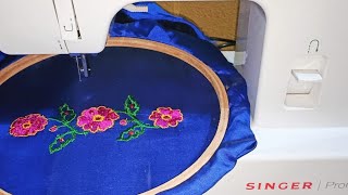 Singer Promise machine 1409 Embroidery border design # PriyaStitching&Recipes