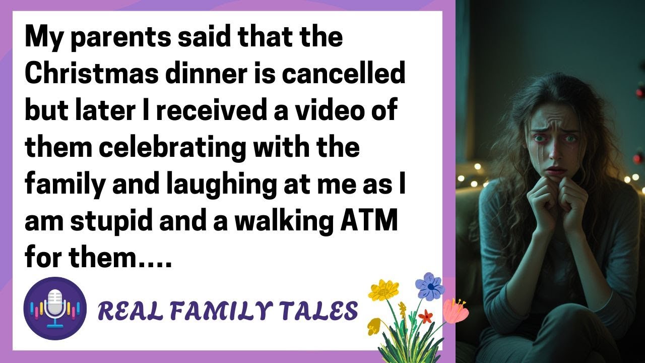 My parents said that the Christmas dinner is cancelled but later I received a video of them celeb.….