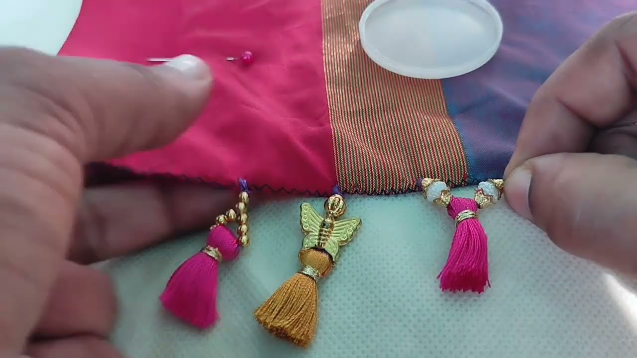 10 new saree kuchu designs.! 