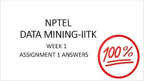NPTEL Data Mining Week 1 Assignment 1 Answers IIT KGP Jan 2025 | Swayam | @TechnicalWomann