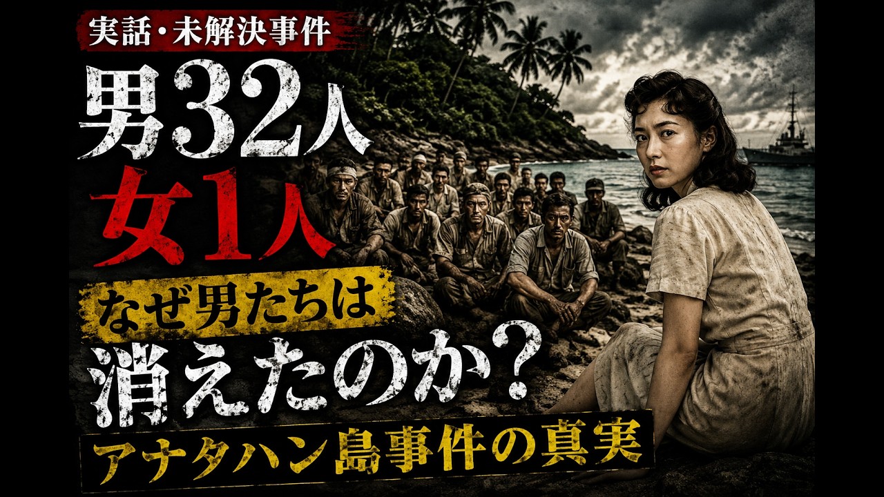 【実話】男32人と女1人…アナタハン島で起きた恐ろしい事件
