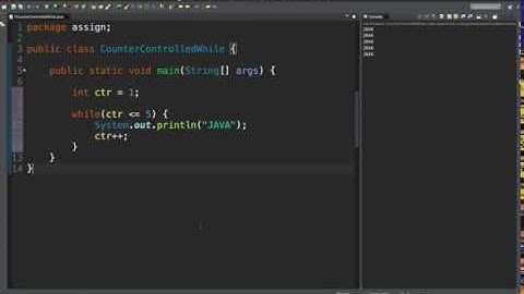 JVT#8: Counter-Controlled while Loop