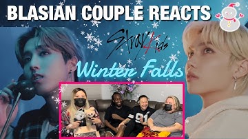 BLASIAN COUPLE REACTS to Stray Kids - Winter Falls M/V ❄️ (feat. a baby stay)