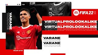 FIFA 22 | VIRTUAL PRO LOOKALIKE | RAPHAEL VARANE (TUTORIAL)