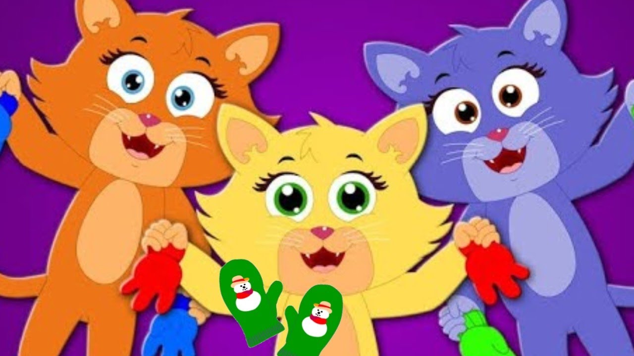 Three Little Kittens | Nursery rhyme for children 🐱 - YouTube