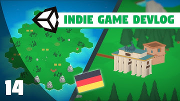Indie Game Devlog #14 | GERMANY WITH CUSTOM CITY - MINI COUNTRIES | Unity 3D