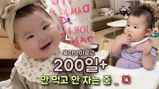 200일 | 낮잠 사라지고 옹알이 가득, 엄마의 생존법은?