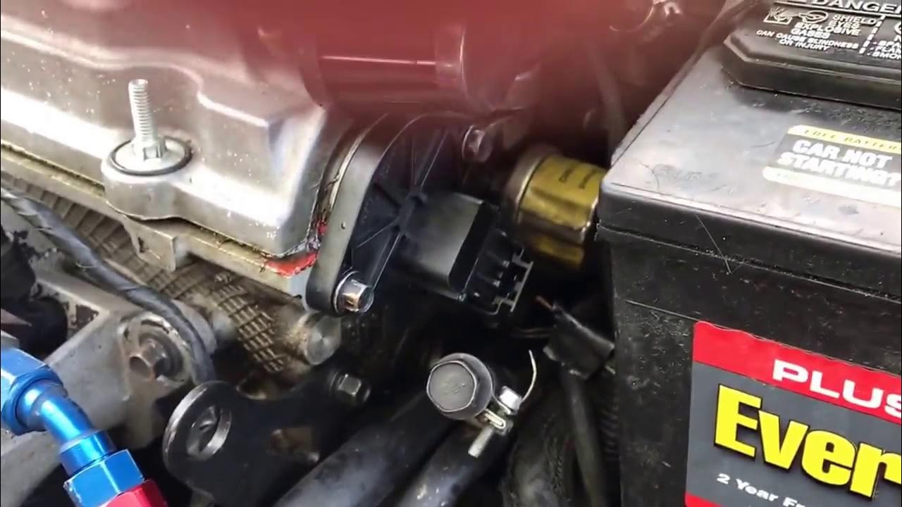 How to replace camshaft positioning sensor dodge neon srt4 YouTube
