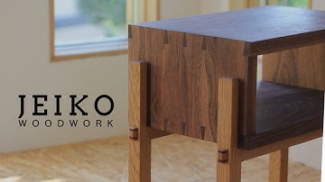 Making A Wooden Bedside Table/Nightstand With Hand-Cut Dovetails