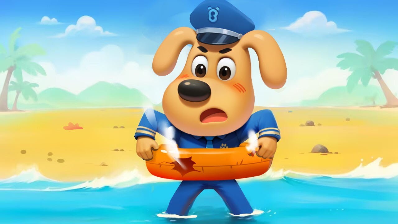 Life Ring for Sea Safety | Safety Cartoon | Detective Cartoon | Kids Cartoon | Sheriff Labrador
